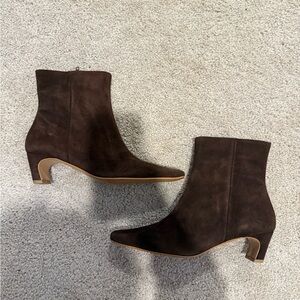Intentionally Blank Suede Booties